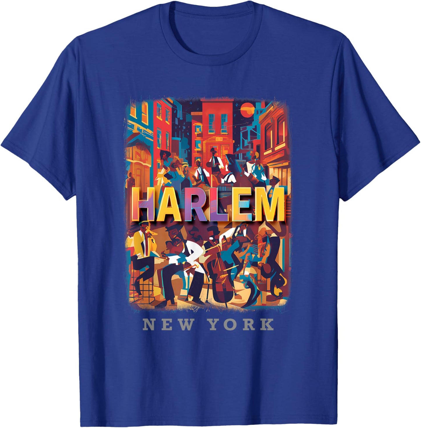 Harlem New York New York City NY Soulful Sounds SD339 T-Shirt - T-Shirt | Royal
