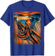 Scream Funny Ocean Surreal Artwork Humor Art Artsty Octopus T-Shirt - T-Shirt | Royal