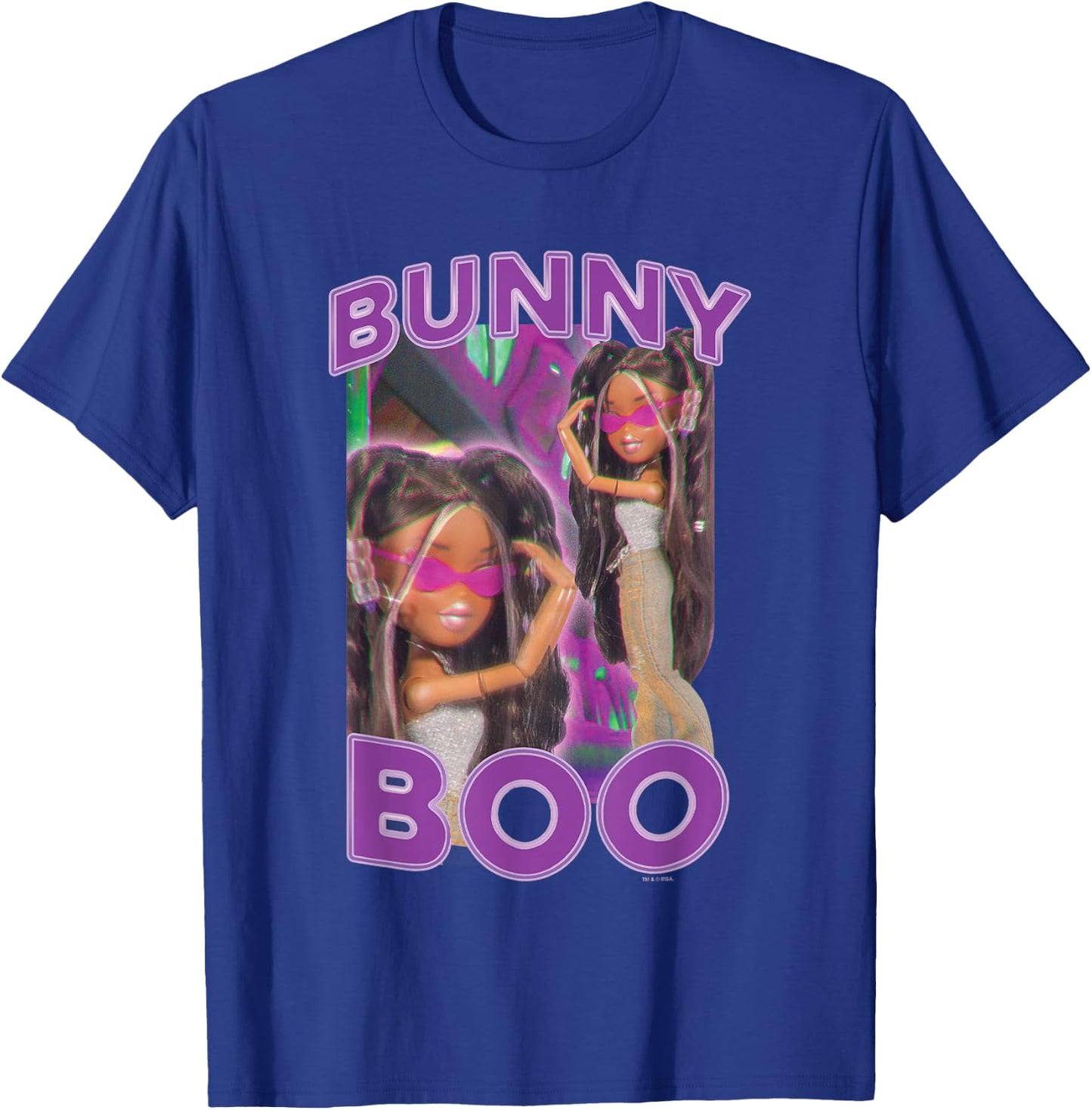 Bratz Bunny Boo Sasha Doll Sassy Portrait Vintage T-Shirt - T-Shirt | Royal