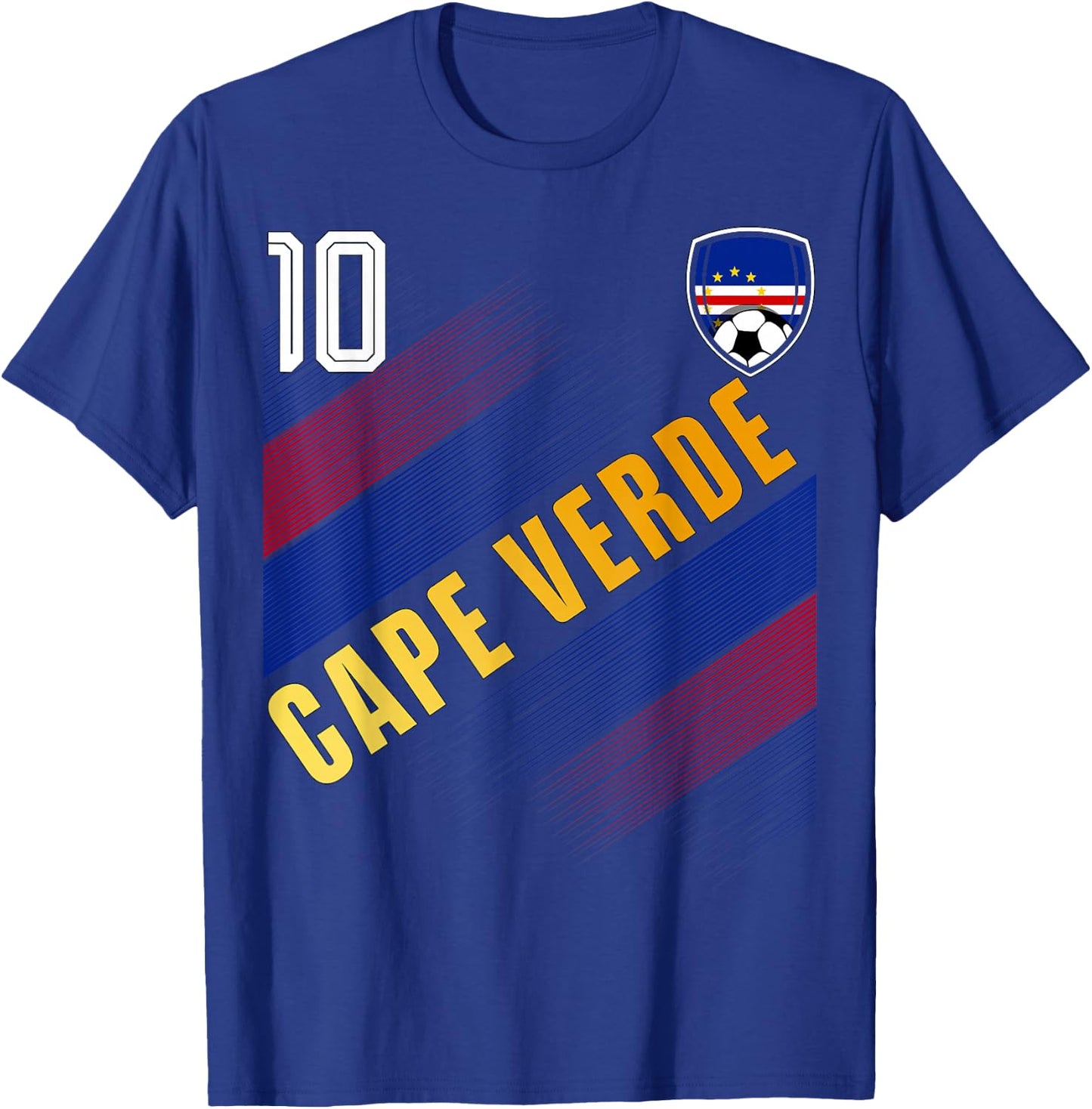 Cape Verde Flag Cape Verdean Pride Lovers T-Shirt - T-Shirt | Royal