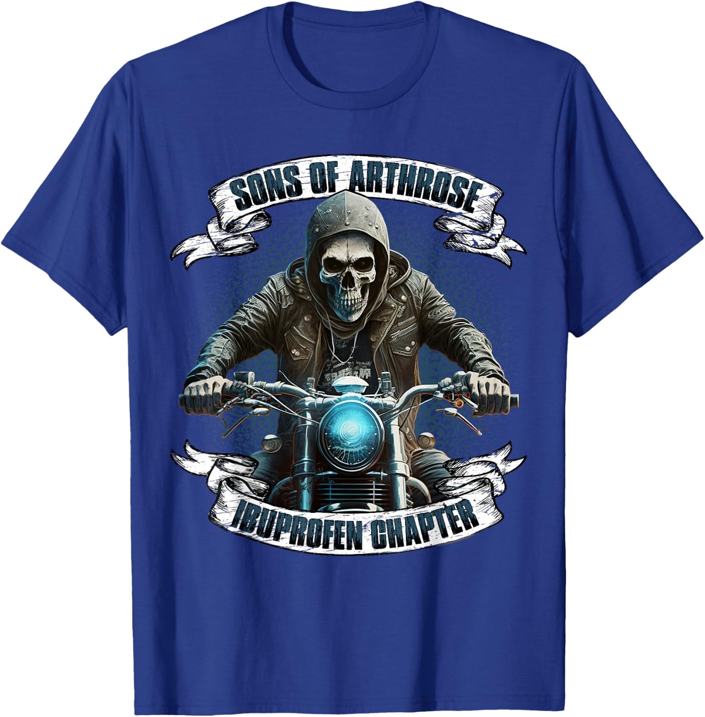 Sons of Arthrose - Ibuprofen Chapter Biker Motorradfahrer T-Shirt - T-Shirt | Royal