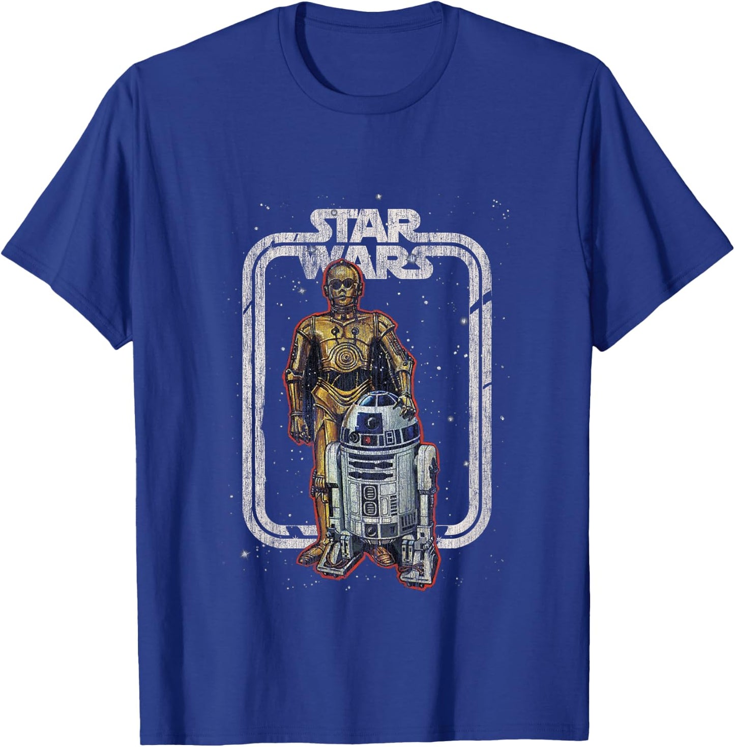 Children's Star Wars R2 D2 And C3PO Vintage , white, 2 T-Shirt - T-Shirt | Royal