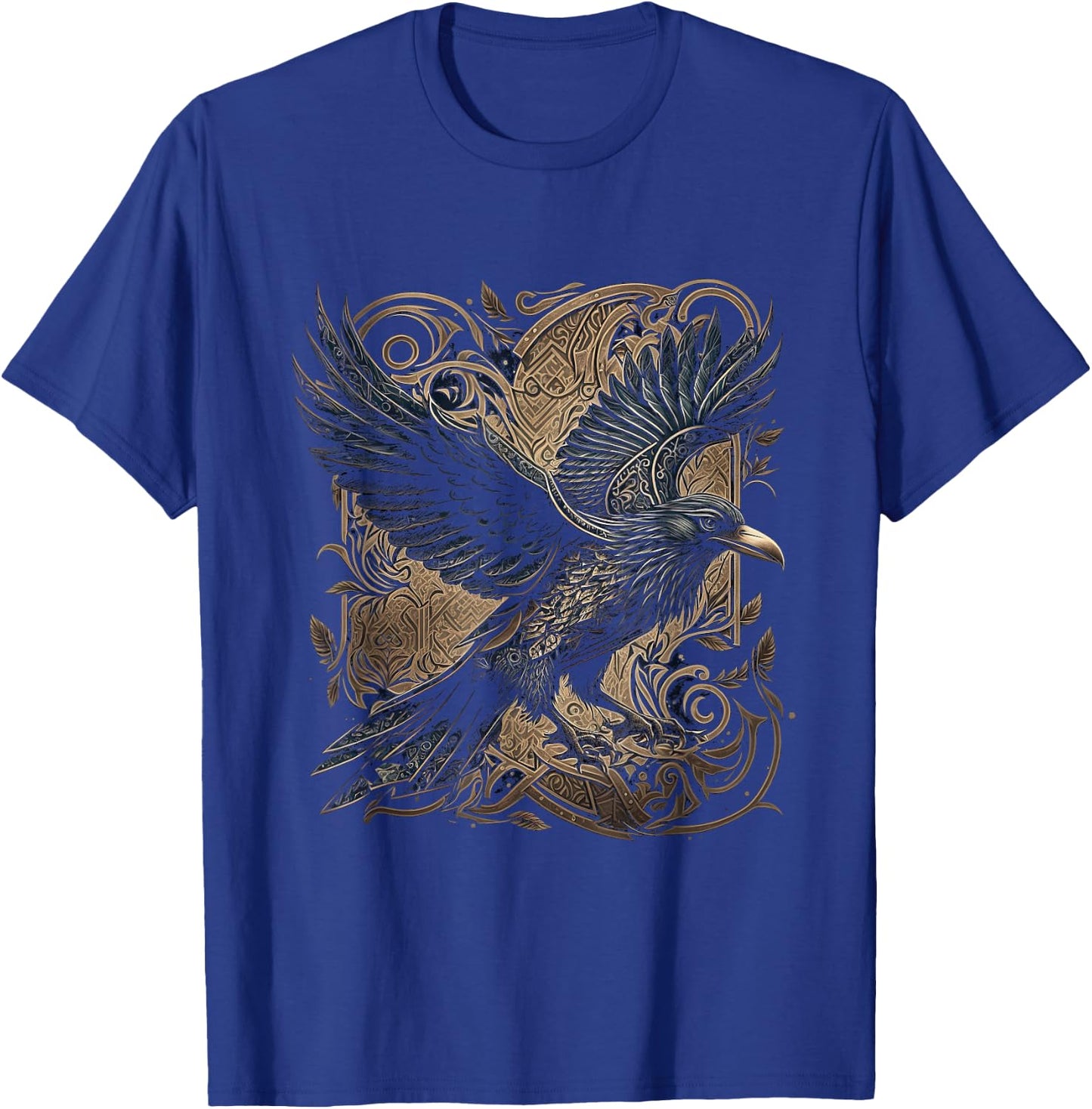 Odin's Raven Viking Valhalla Viking Mythology T-Shirt - T-Shirt | Royal