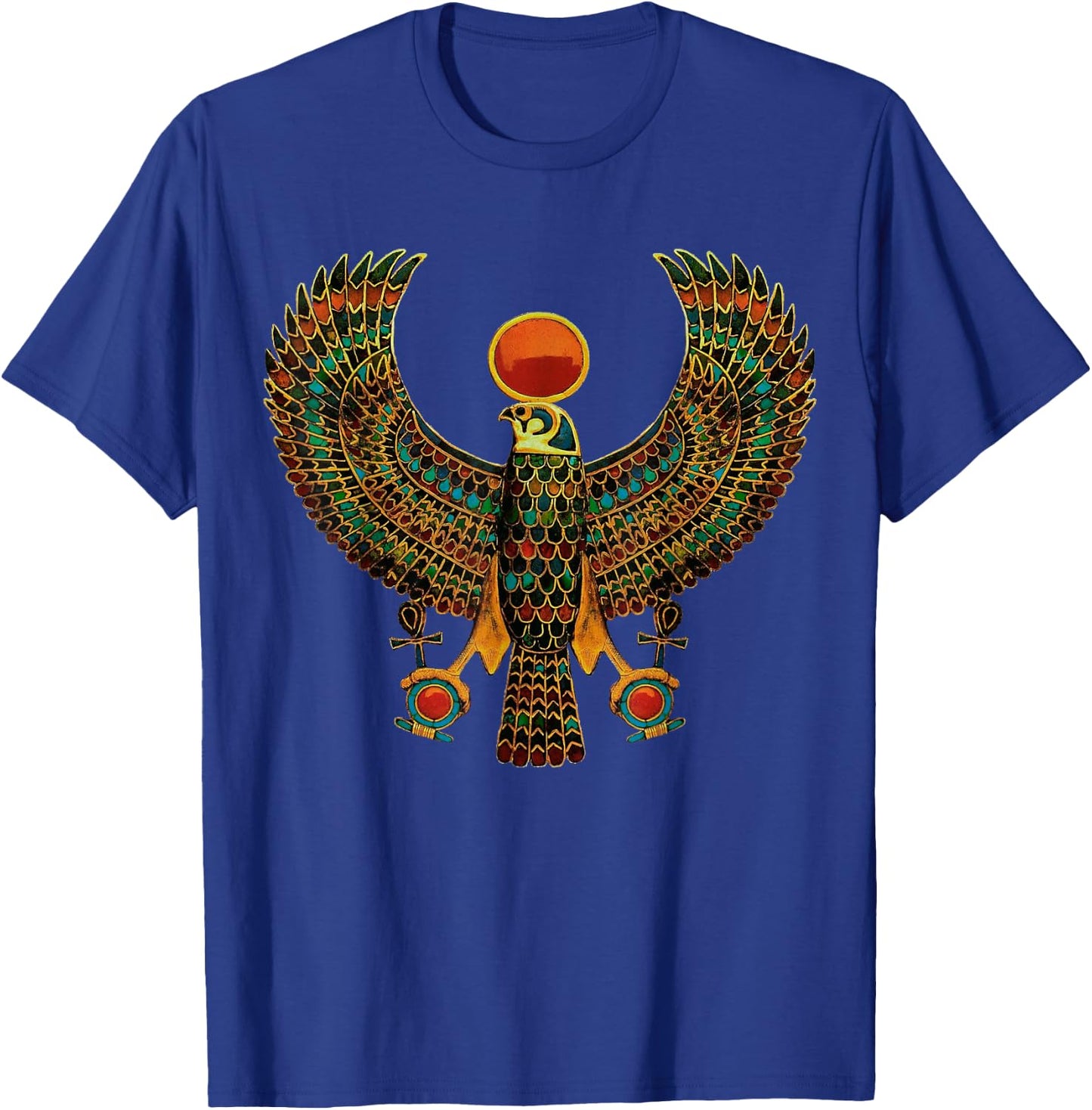 Horus Ancient Egyptian Falcon Hieroglyph T-Shirt - T-Shirt | Royal