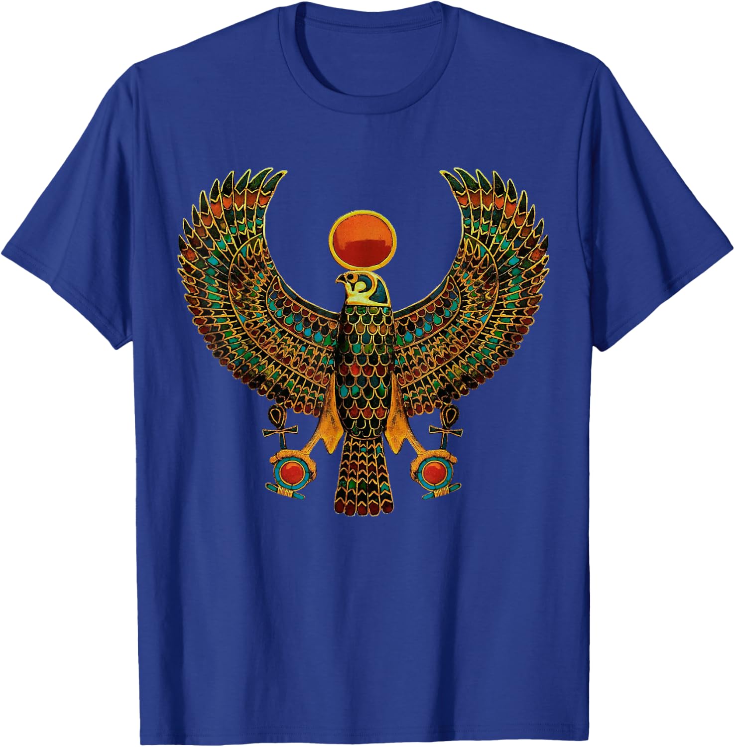 Horus Ancient Egyptian Falcon Hieroglyph T-Shirt - T-Shirt | Royal