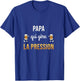 Dad Who Manages Pressure Humor Beer Gift Future Father T-Shirt - T-Shirt | Royal
