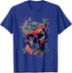 Totenkopf mit Blumen T-Shirt - T-Shirt | Royal