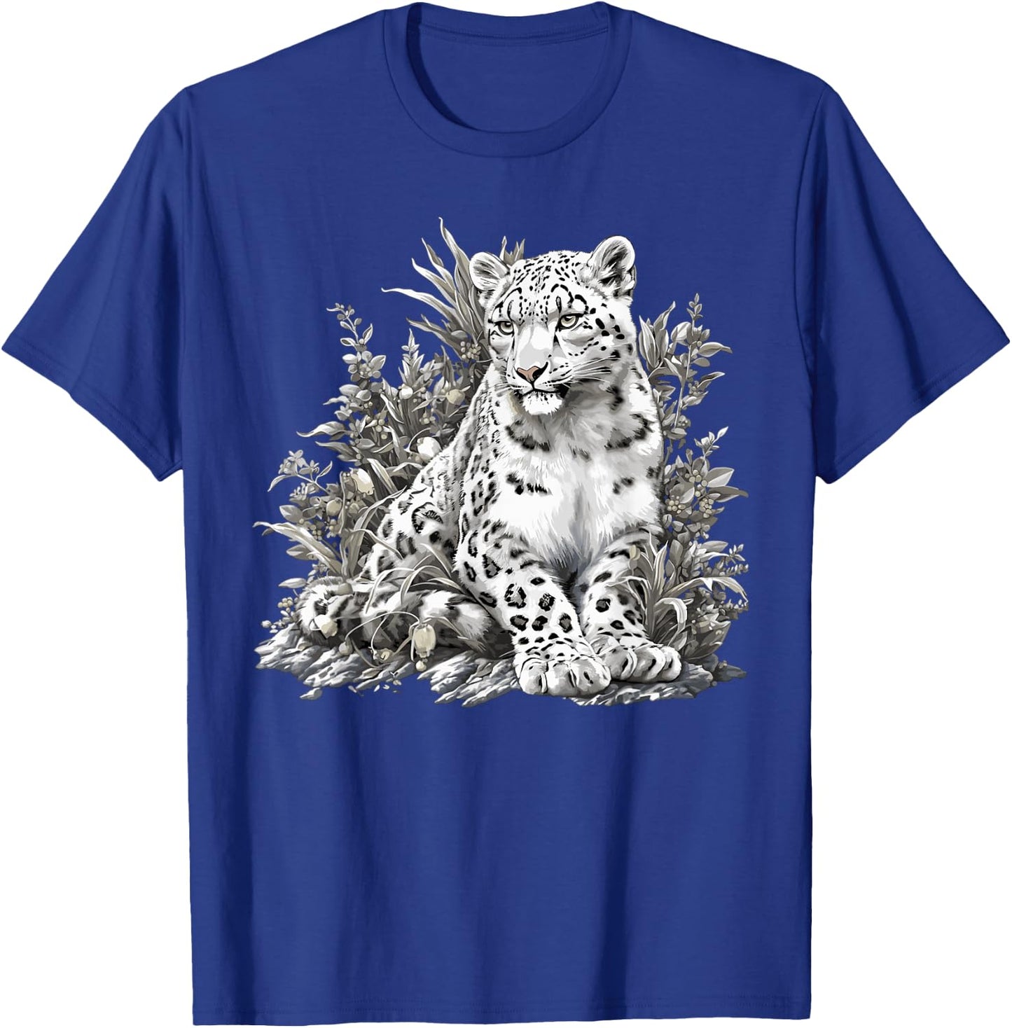 Snow Leopards Lovers Snow Leopard T-Shirt - T-Shirt | Royal