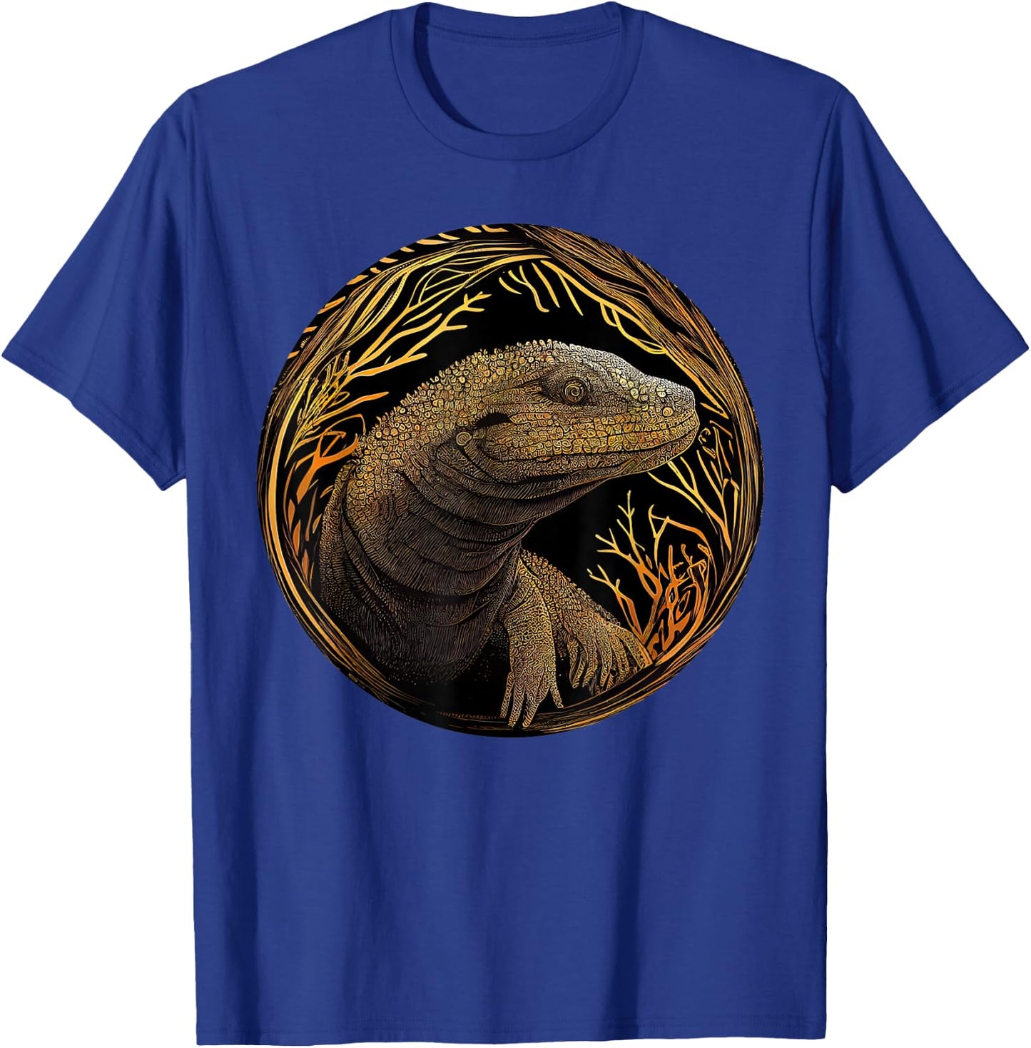 Comodo Dragon Animal Lover Wildlife Comodo Dragons T-Shirt - T-Shirt | Royal