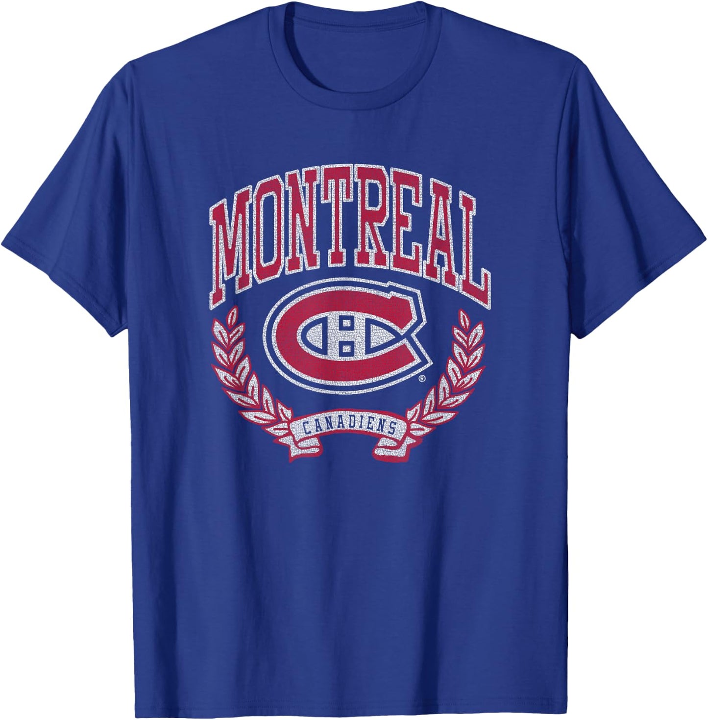 Montreal Canadiens Vintage Victory Royal Officially Licensed T-Shirt - T-Shirt | Royal
