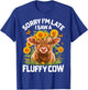 Cute Fluffy Highland Cow Design for Cow Lovers T-Shirt - T-Shirt | Royal