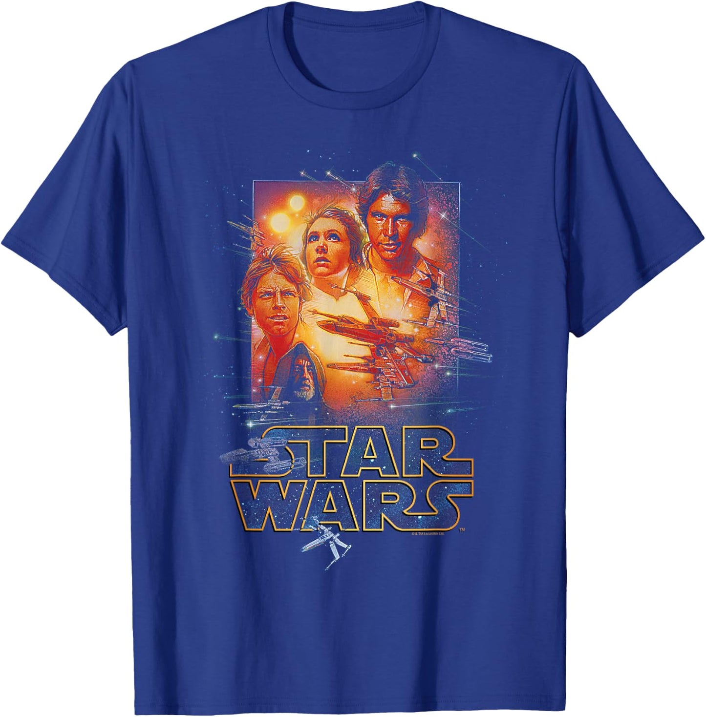 Star Wars - Rebels Poster T-Shirt - T-Shirt | Royal