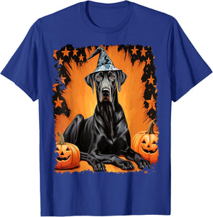 Great Dane Halloween Dog Men Women Kids T-Shirt - T-Shirt | Royal
