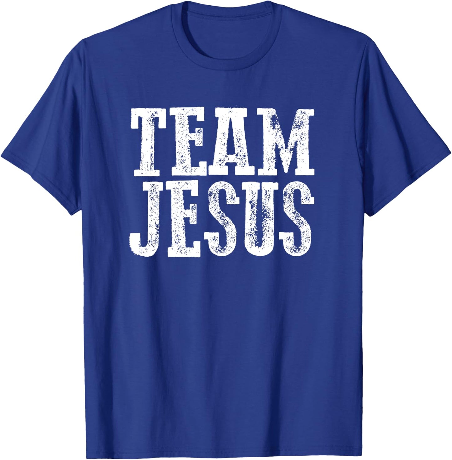 TEAM JESUS Faithful Devoted Inspiring Bold Uplifting T-Shirt - T-Shirt | Royal