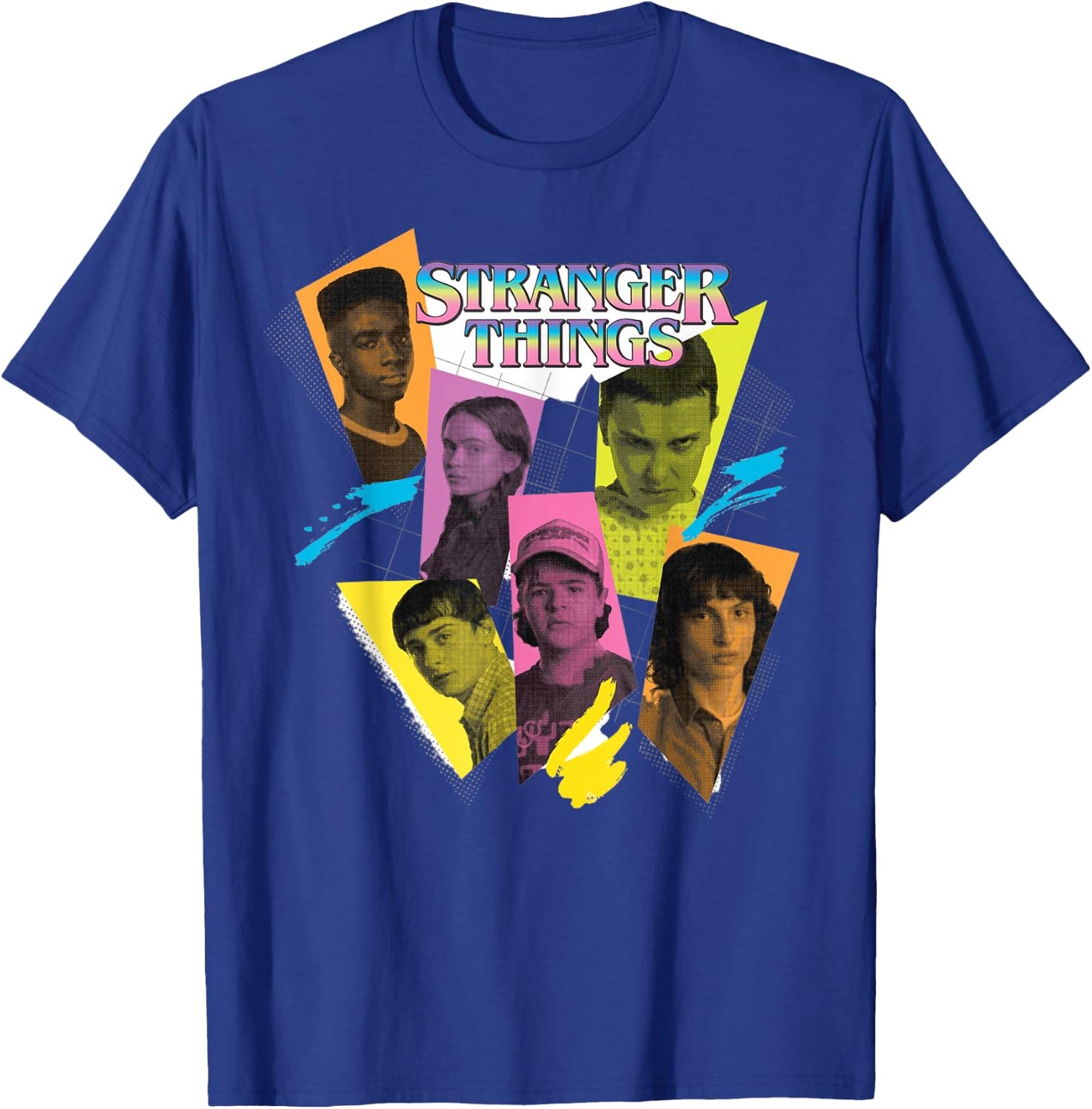 Stranger Things 4 Lucas, Max, Dustin, Eleven, Mike T-Shirt - T-Shirt | Royal