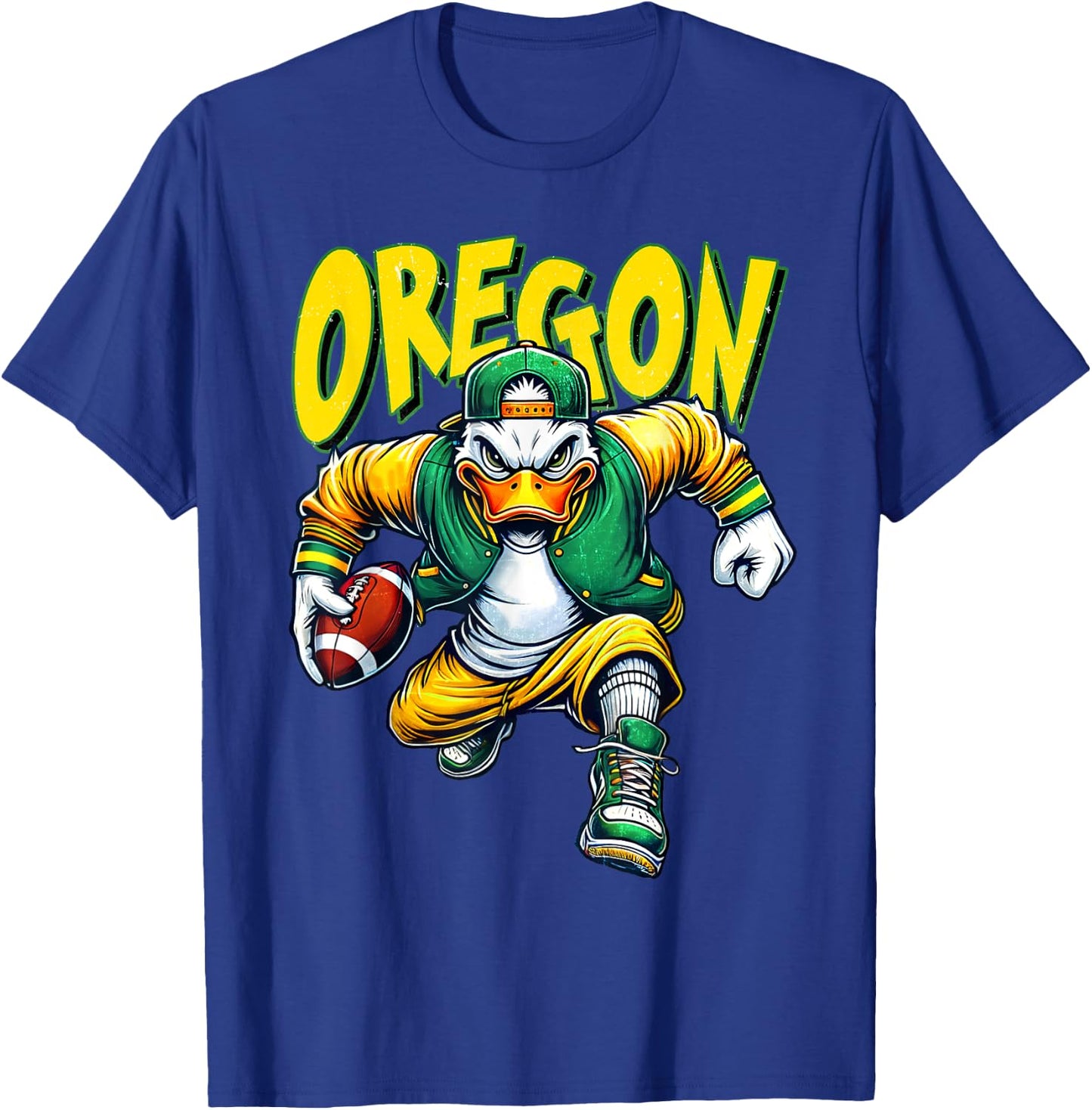 Classic Art Oregons Proud Name Personalized Apparel Sports T-Shirt - T-Shirt | Royal