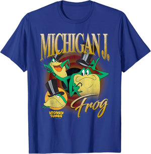 Looney Tunes Bootleg Michigan J Frog T-Shirt - T-Shirt | Royal