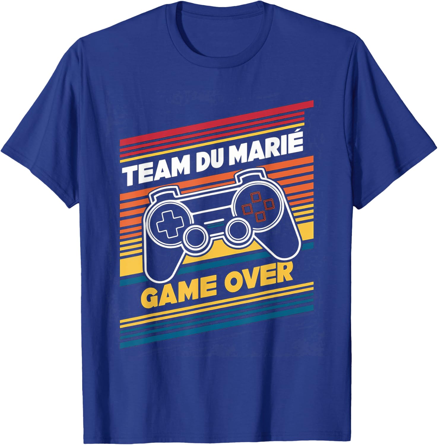 Team Of The Groom Game Over Husband Geek Humour , Black, S T-Shirt - T-Shirt | Royal