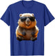 Wombat with Sunglasses Australia Marsupial Cute Wombat , black T-Shirt - T-Shirt | Royal