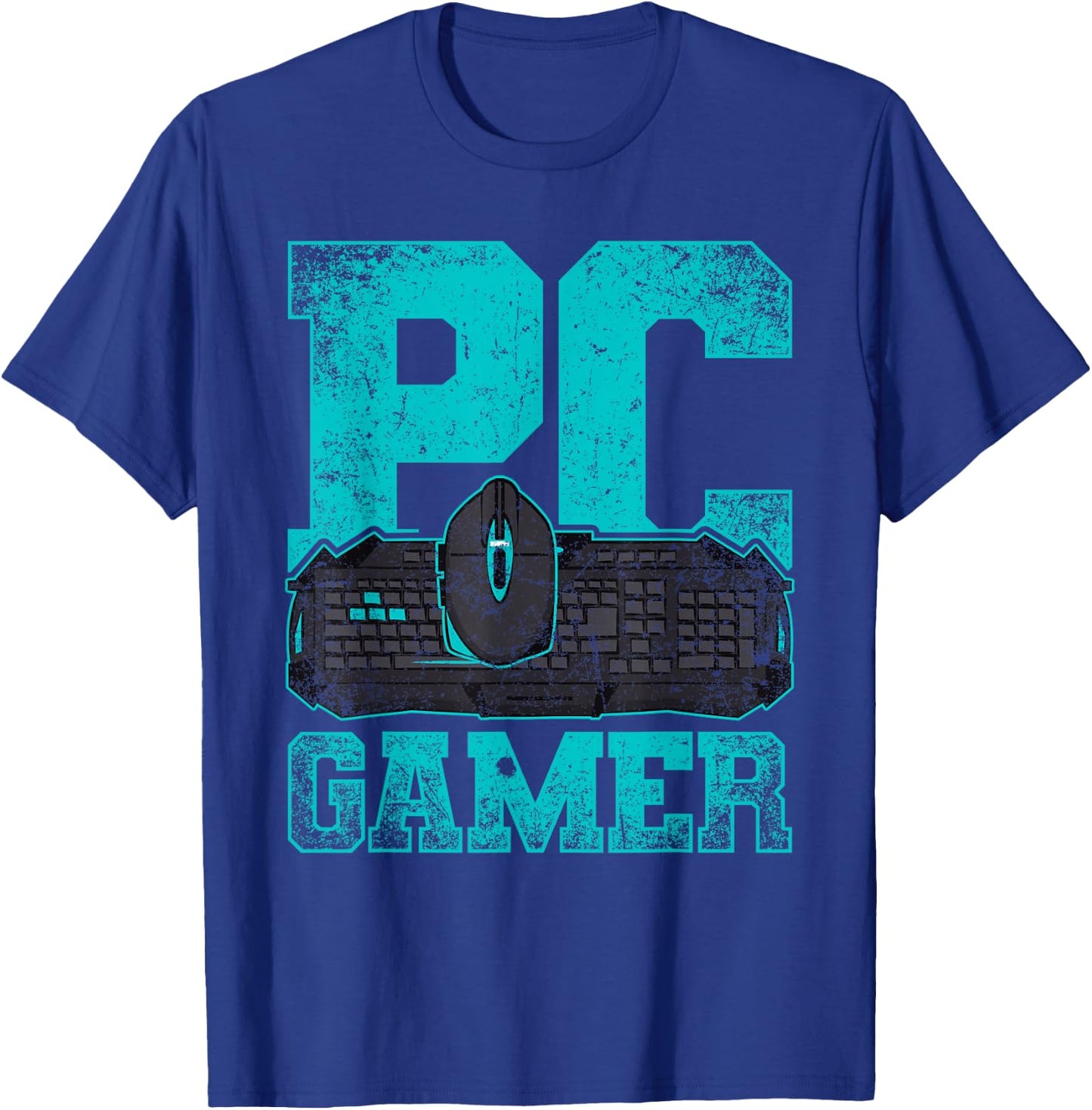 Gamer Sport Computer Games Player Gift PC Gaming T-Shirt - T-Shirt | Royal
