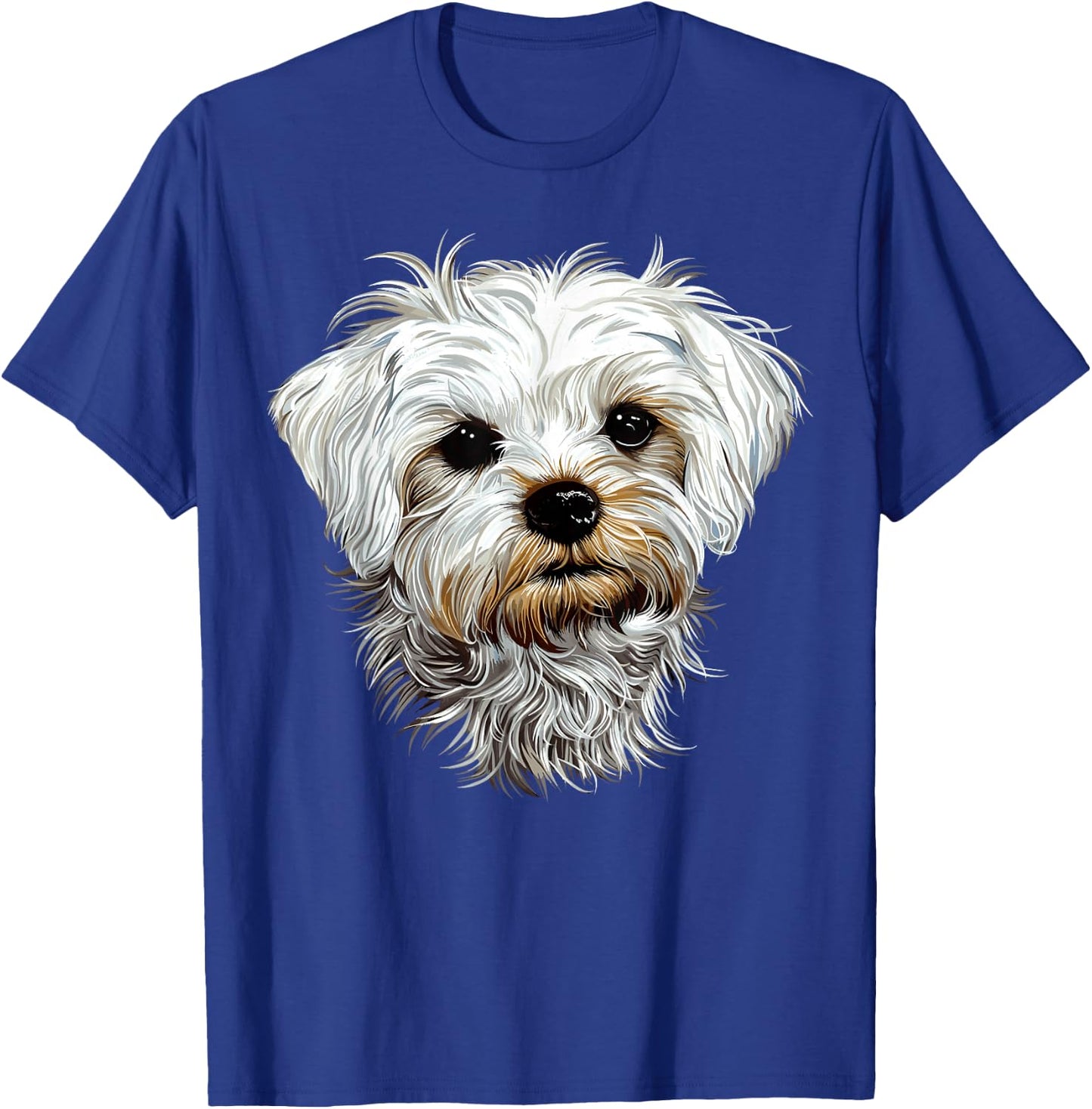 Bichon Maltese Small Dog Bichon Maltese Love Cute , Black, S T-Shirt - T-Shirt | Royal