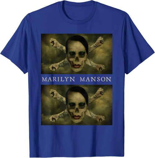 Marilyn Manson – Crossbones , Black, S