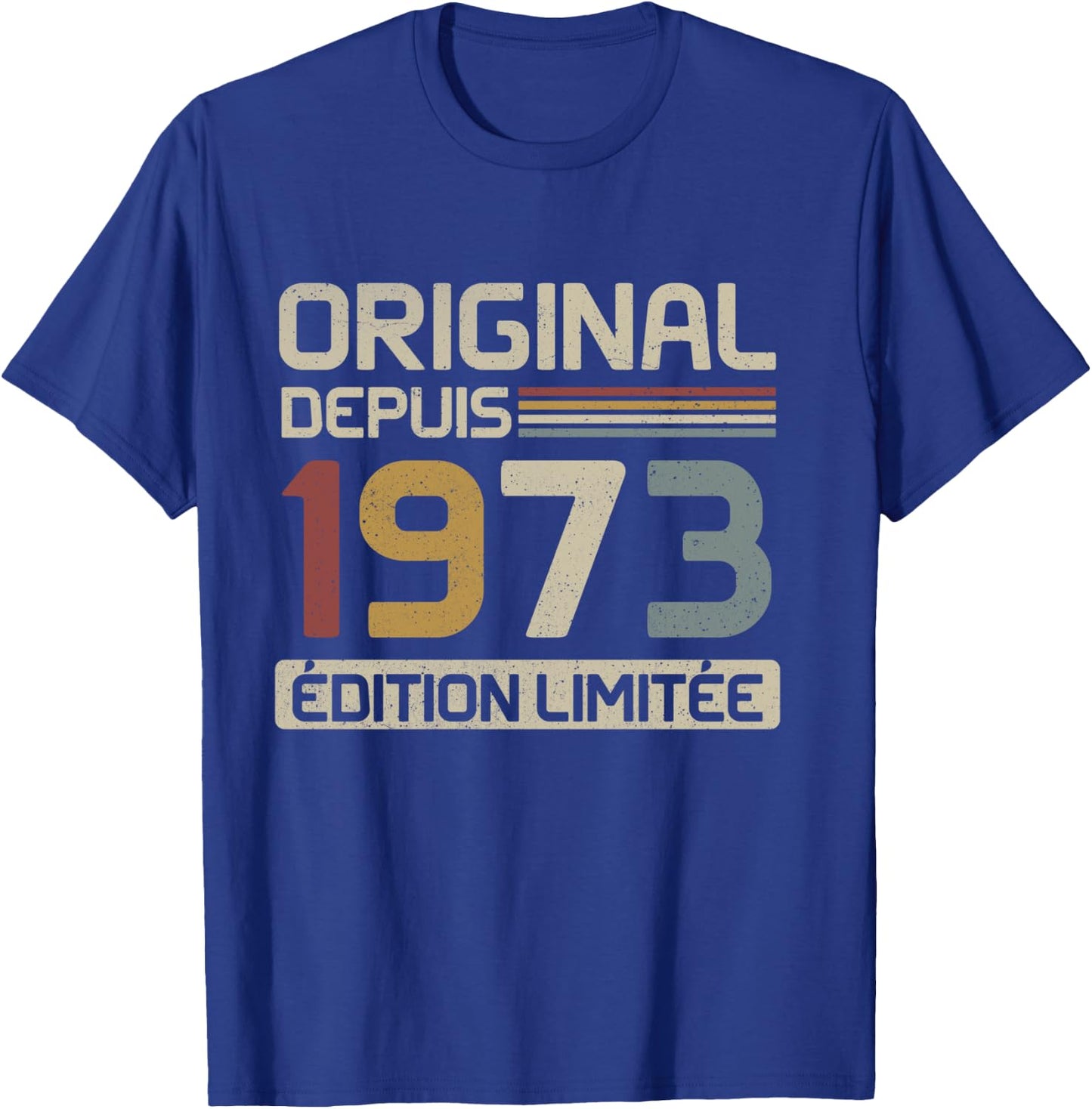 Original 1973 Birthday Gift 52 Years Old anniv 52 years , Black, S T-Shirt - T-Shirt | Royal