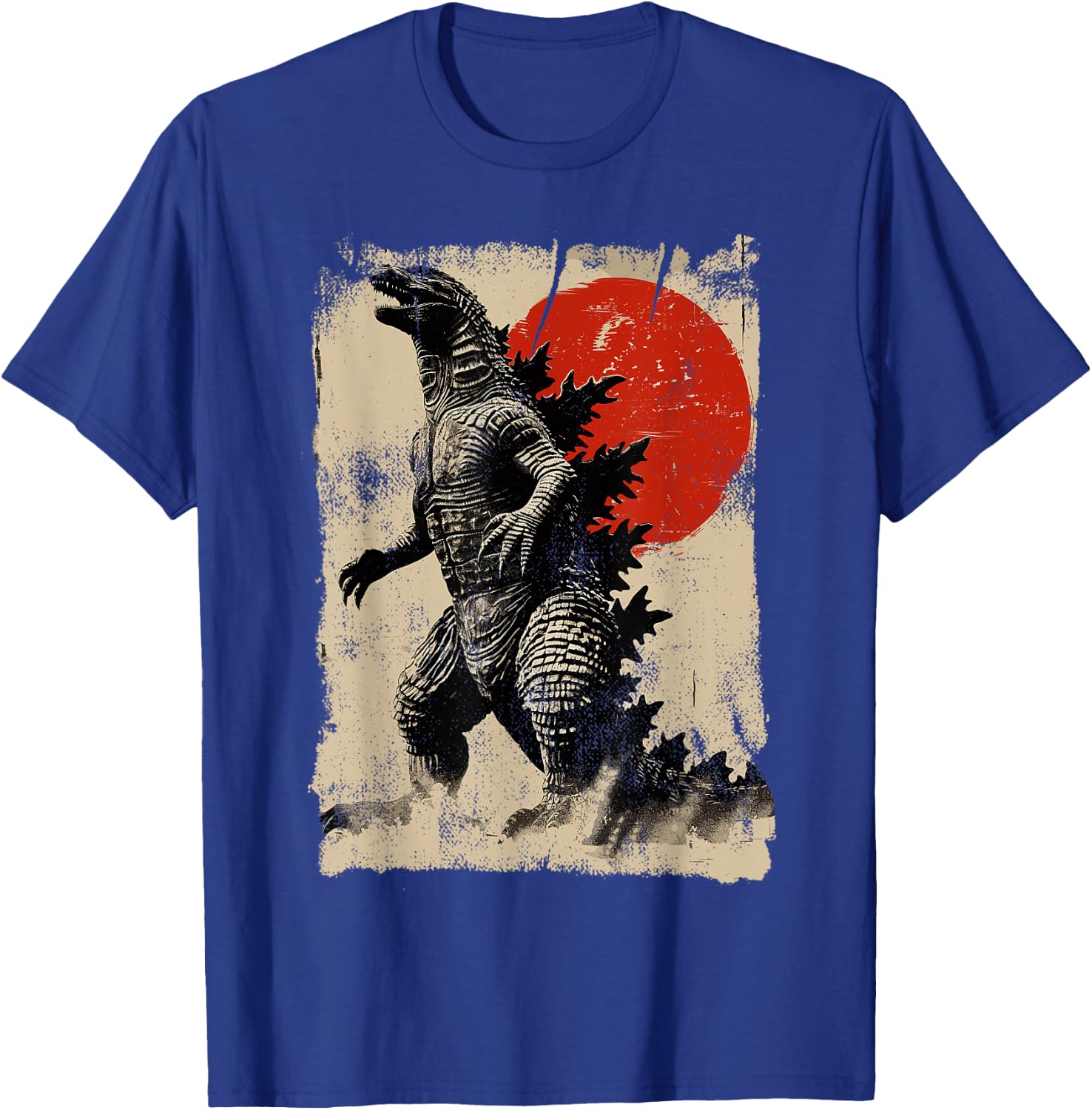 Retro Vintage Japanese Art Legendary Rare Kaiju , black T-Shirt - T-Shirt | Royal