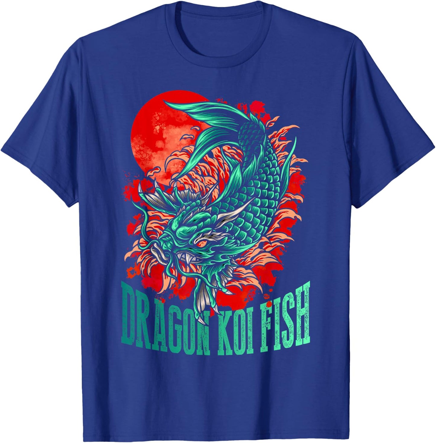Dragon Koi Fish T-Shirt - T-Shirt | Royal