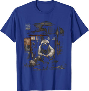 Sloth Fantasy - Animal Art Animal Motif Artwork Sloth T-Shirt - T-Shirt | Royal