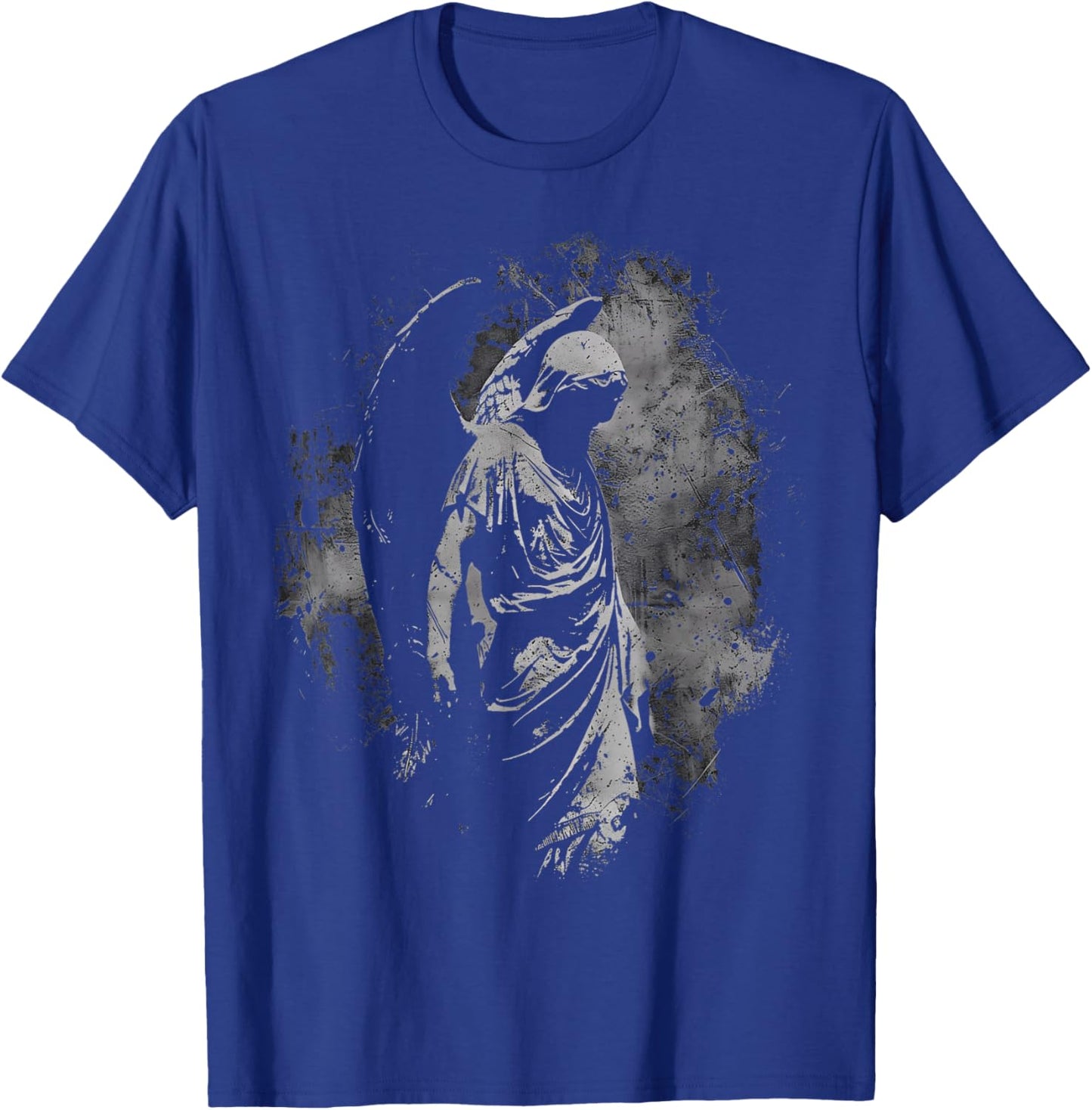 Goth Angel Fallen Statue Dark Art Occult Grunge Alt Horror , Small, Black T-Shirt - T-Shirt | Royal