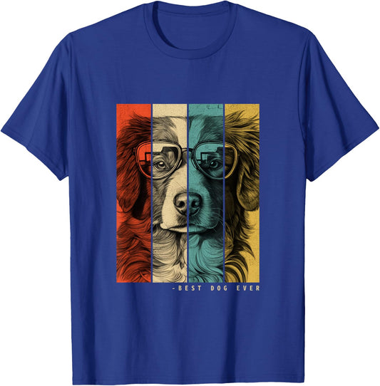 Vintage Nova Scotia Duck Tolling Retriever Toller Dog Mom T-Shirt - T-Shirt | Royal