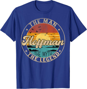 HOFFMAN The Man The Myth The Legend First Name T-Shirt - T-Shirt | Royal