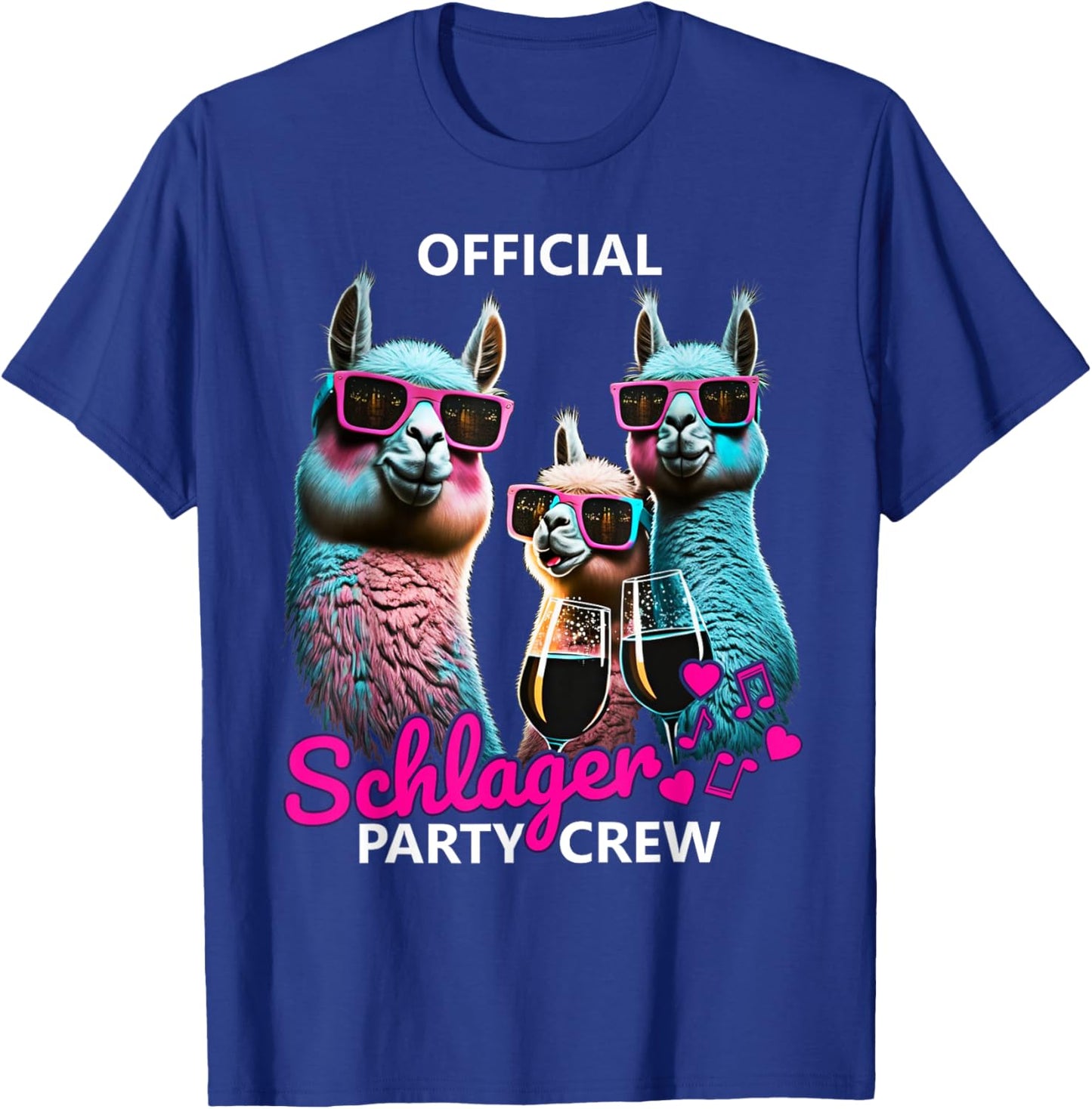PARTY HASE Outfits für Party und Kneipentour Official Schlager Party Crew T-Shirt - T-Shirt | Royal