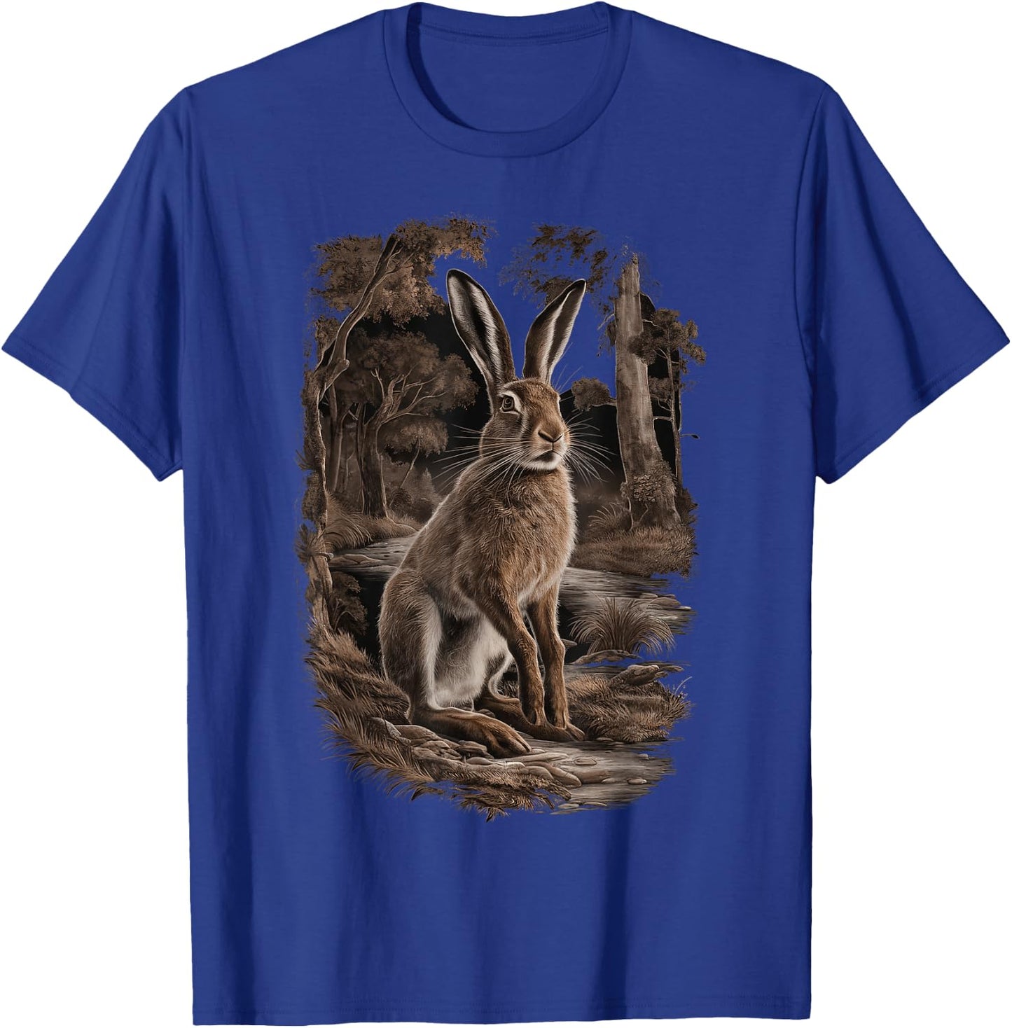 Hare Hunting Gift and Clothing for Hunters , Black, S T-Shirt - T-Shirt | Royal
