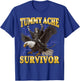 Tummy Ache Survivor Hard Skeleton Meme T-Shirt - T-Shirt | Royal
