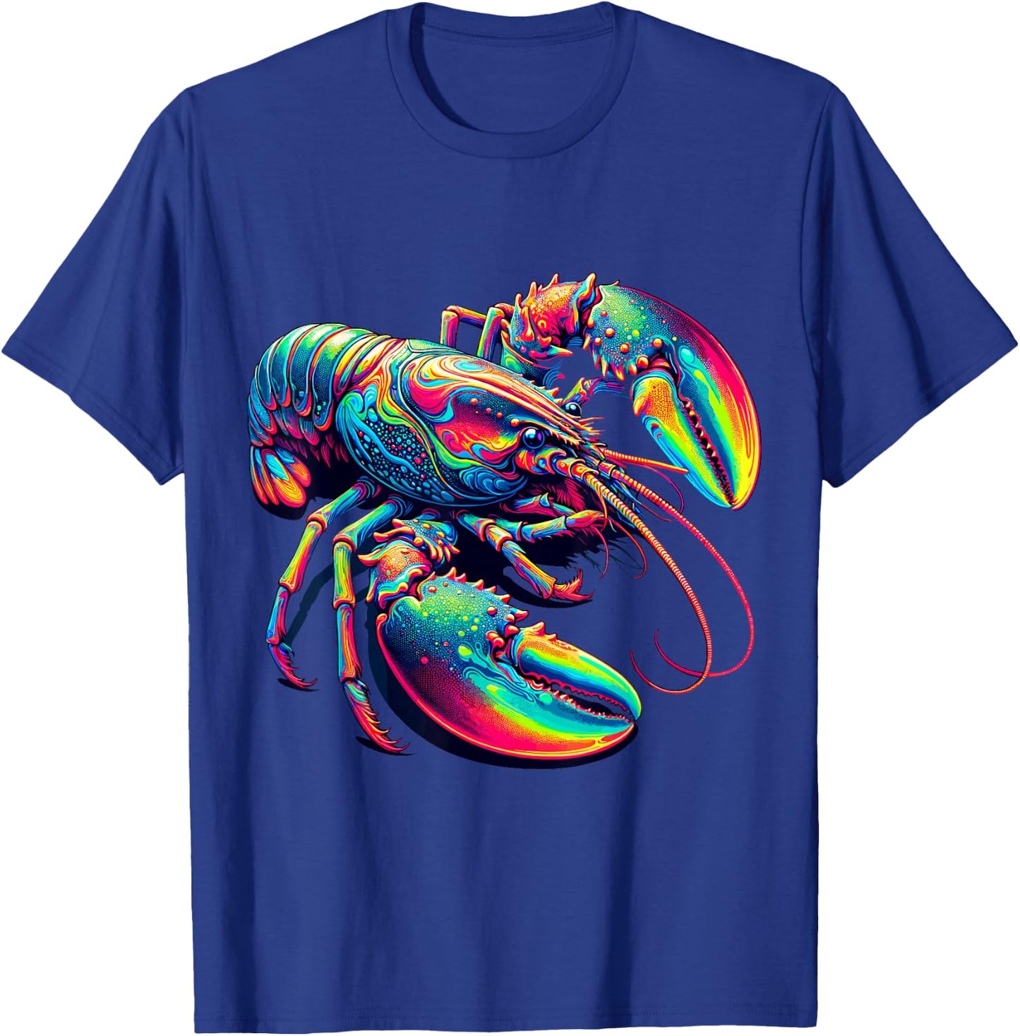 Paint Art Lobster Lobsters T-Shirt - T-Shirt | Royal