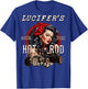 Lucifer's Super Hot Rod Pinup Girl Rockabilly Garage Retro , Black, S T-Shirt - T-Shirt | Royal