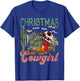 Christmas Cowgirl Western Xmas, Cowboy Xmas Boots T-Shirt - T-Shirt | Royal