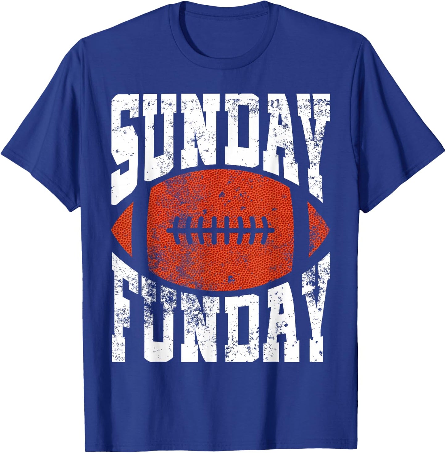 Sunday Funday Funny Football Quote for Sport Lovers T-Shirt - T-Shirt | Royal