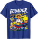 Ecuatoriana Ecuadorian Flag Idea for Girls Ecuador Cultural T-Shirt - T-Shirt | Royal