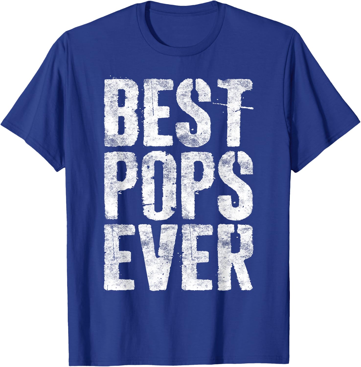 Best Pops Ever Shirt Men Fathers Day Grandfather T-Shirt - T-Shirt | Royal