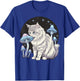 Magical Turkish Angora Sniffing Glowing Mushrooms T-Shirt - T-Shirt | Royal