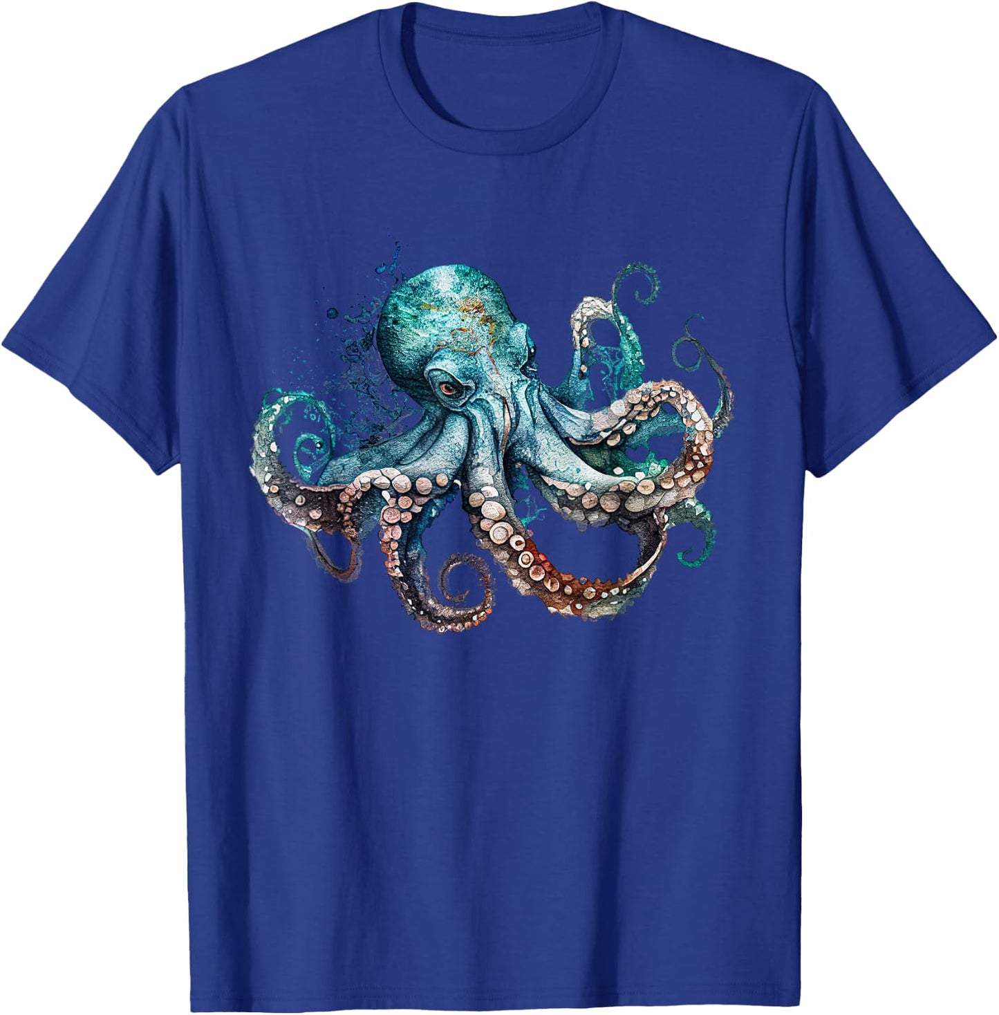 Funny octopus Ocean Zoology Teuthology biologists sailing T-Shirt - T-Shirt | Royal