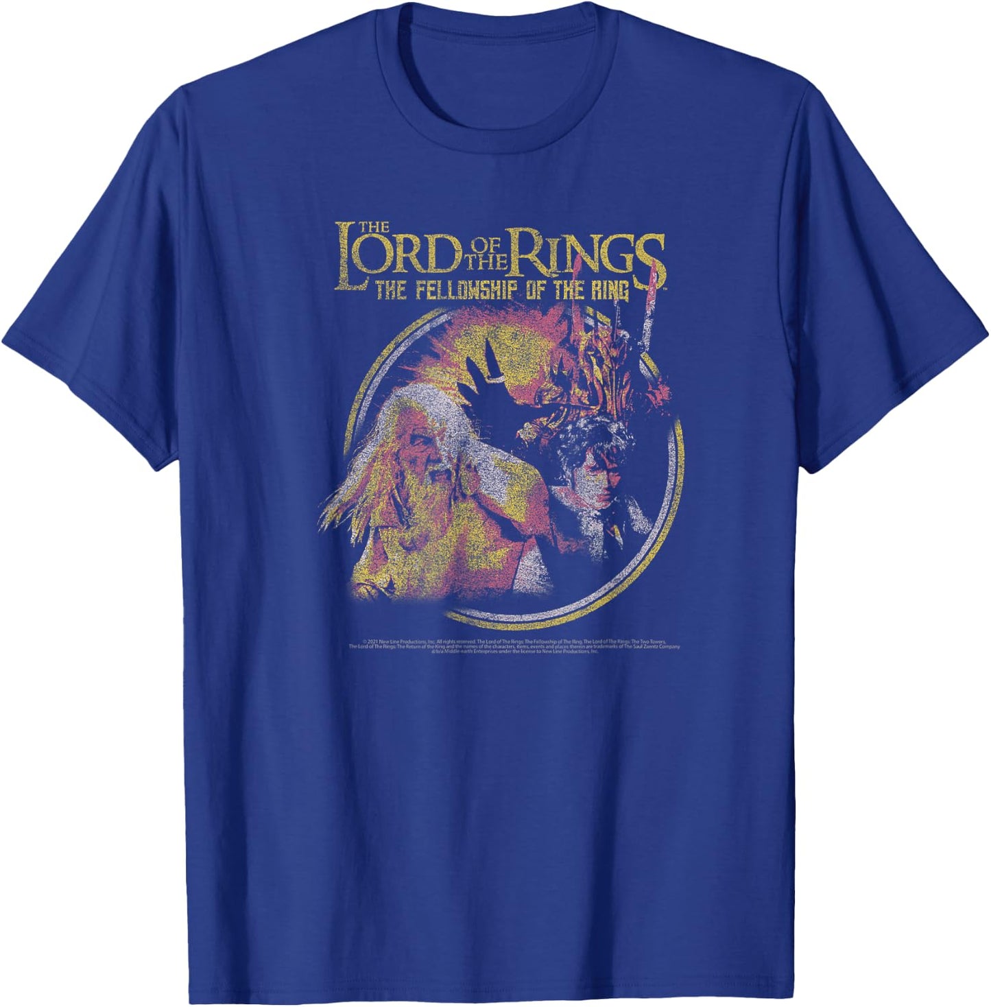 The Lord of The Rings Fellowship of The Ring Sauron Poster T-Shirt - T-Shirt | Royal