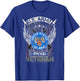 Vintage USA American Flag US Army Proud Veteran Military Women Men T-Shirt - T-Shirt | Royal