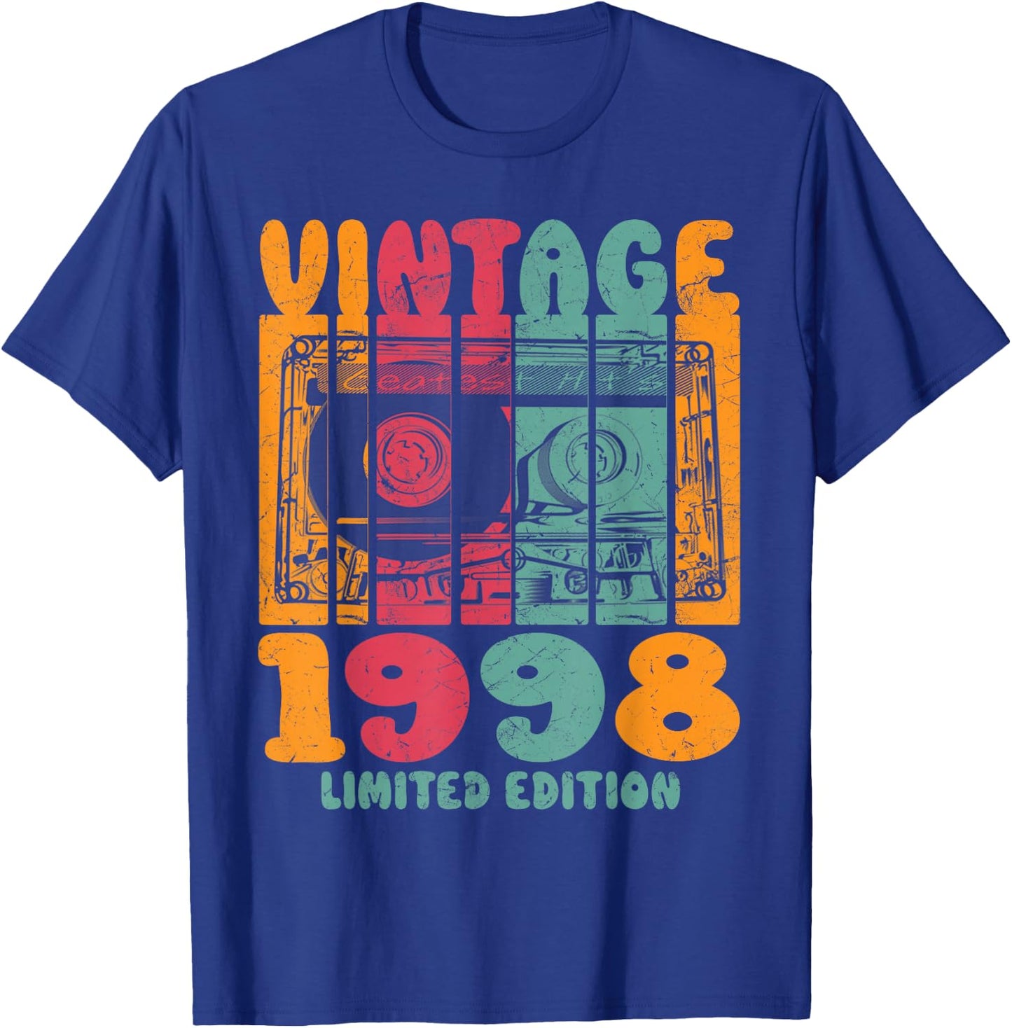 Vintage Greatest Hits 1998 Limited Edition Retro Birthday T-Shirt - T-Shirt | Royal