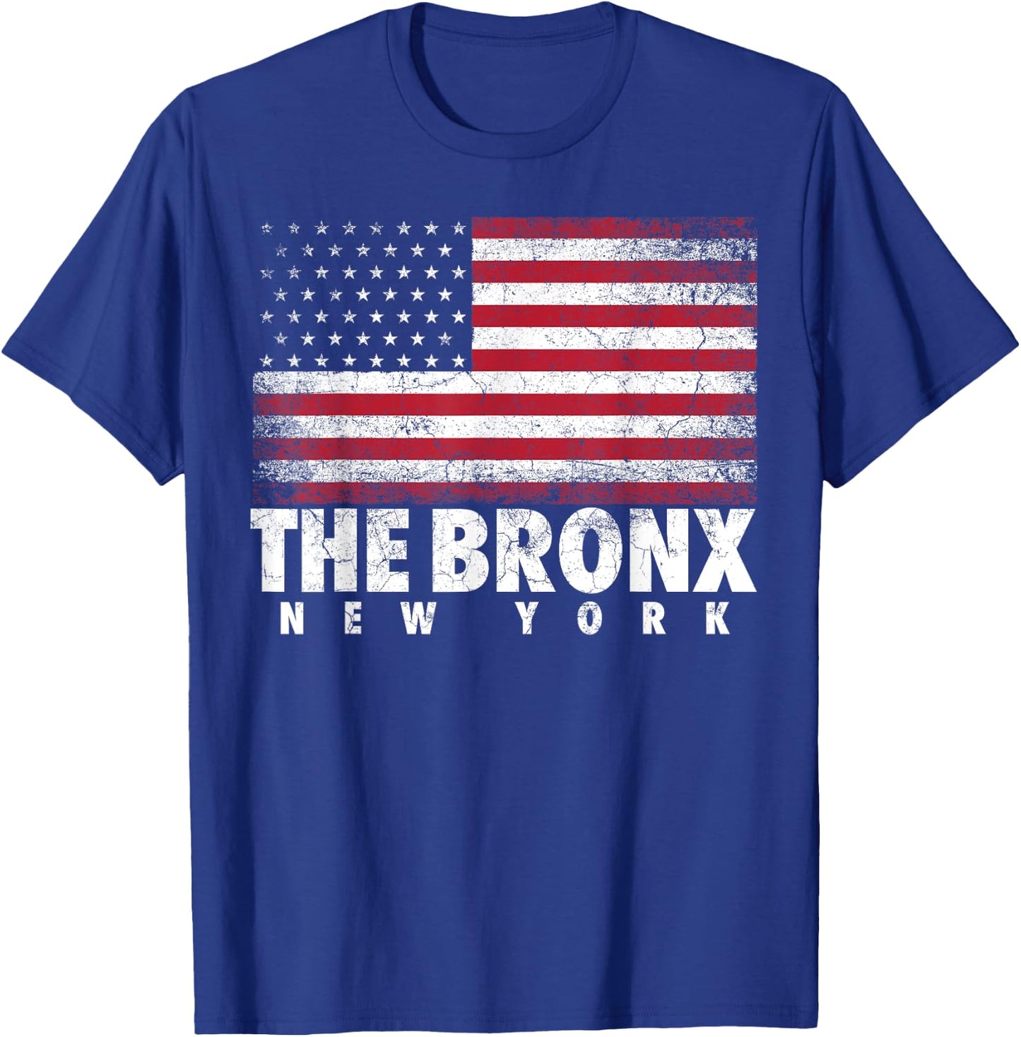 4th of July Gift The Bronx New York NY American Flag USA Kids Men T-Shirt - T-Shirt | Royal