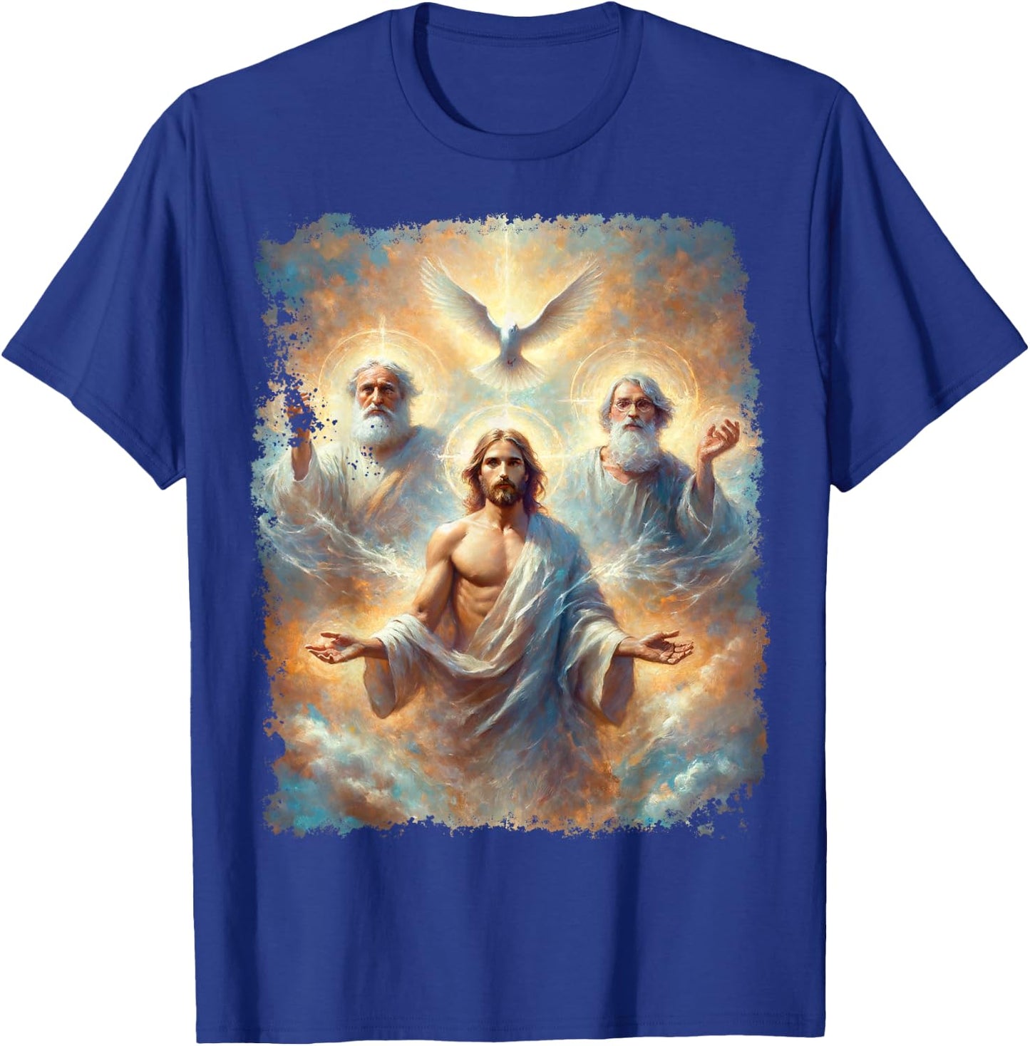 Jesus God The Father Holy Spirit T-Shirt - T-Shirt | Royal