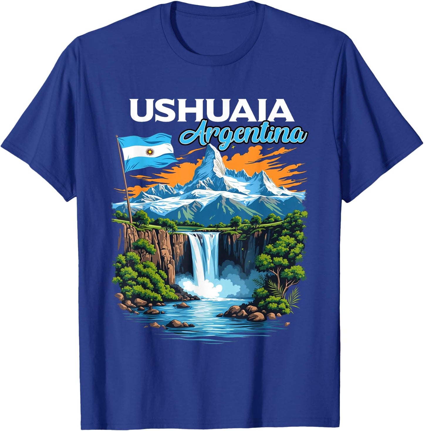 Ushuaia Argentina Souvenir Travel Vacation T-Shirt - T-Shirt | Royal